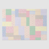 Pastel Patchwork Tissuepapier (Voorkant)