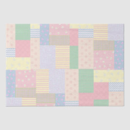 Pastel Patchwork Tissuepapier