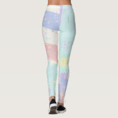 Pastel Patroon Leggings (Achterkant)