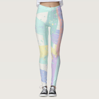 Pastel Patroon Leggings