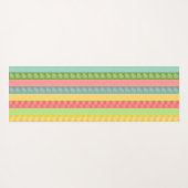 Pastel Patroon Stripes Yoga Mat (Achterkant (horizontaal))