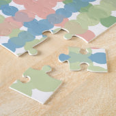 Pastel-patroonpatroon gekleurd legpuzzel (Zijkant)