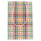 Pastel-patroonpatroon gekleurd medium cadeauzakje (Voorkant)