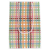 Pastel-patroonpatroon gekleurd medium cadeauzakje (Achterkant)