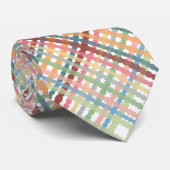 Pastel-patroonpatroon gekleurd stropdas (Opgerold)