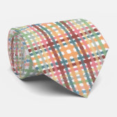 Pastel-patroonpatroon gekleurd stropdas (Opgerold)