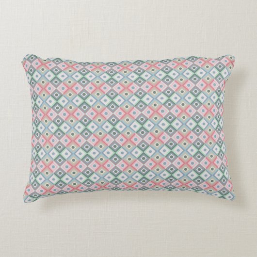 Pastel Pattern Accent Kussen (Voorkant)