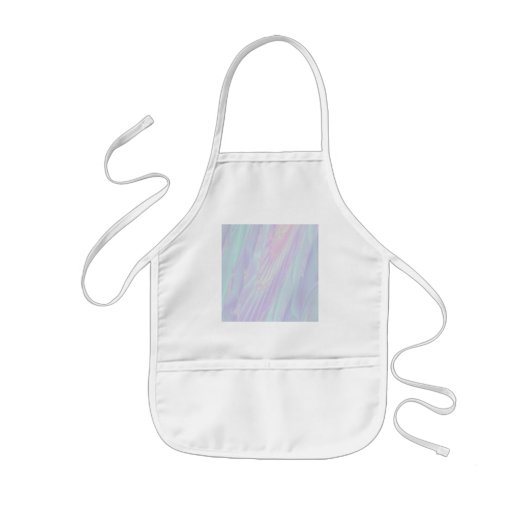 Pastel Pattern Fractal - Zee Shell Style. Kinder Schort (Voorkant)