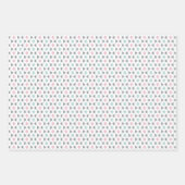 Pastel Pattern of Gray, Pink, Mint Retro Shapes Inpakpapier Vel (Voorkant 2)