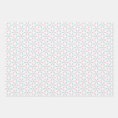 Pastel Pattern of Pink, Mint, Gray Geometric Shape Inpakpapier Vel (Voorkant 3)