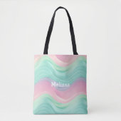 Pastel Pattern Tote Bag (Voorkant)