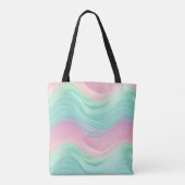 Pastel Pattern Tote Bag (Achterkant)