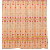 Pastel Patterned Modern Douchegordijn (Voorkant)