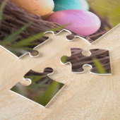 Pastel Paws & Whiskers: Felini's Paasmand Legpuzzel (Zijkant)