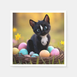 Pastel Paws & Whiskers: Felini's Paasmand Servet