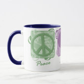 Pastel Peace, Love en Rottweilers Mok (Links)