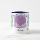 Pastel Peace, Love en Rottweilers Mok (Midden)