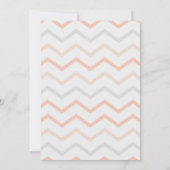 Pastel Peach and Cream Geometric Invitation (Achterkant)