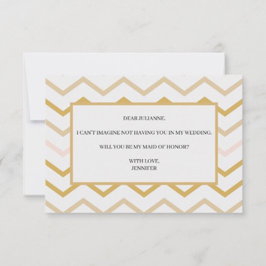 Pastel Peach en Gold, ben je mijn held? (Achterkant)