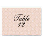 Pastel Peach en Gold Geometric Kaart (Achterkant)