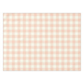 Pastel Peach Gingham Buffalo Check Pset Pattern Tafelkleed (Voorkant (Horizontaal))