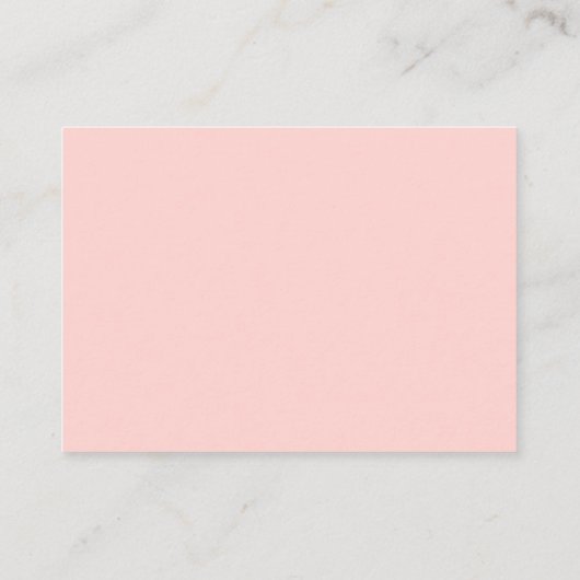 Pastel Peach Pink Gold Geometrische platte plaats  Plaatskaartje (Achterkant)