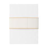 Pastel Peach Plaid Bow Elegant Neutraal Baby showe Uitnodigingen Wikkel (Achterkant Voorbeeld)