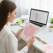 Pastel peach rose notitieboek