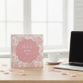 Pastel peach rose notitieboek