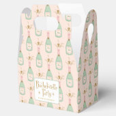 Pastel Peachy Bachelorette Party Sparkle Bedankdoosjes (Geopend)