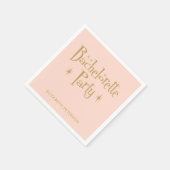 Pastel Peachy Retro Bachelorette Servet (Hoek)