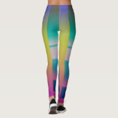 Pastel Peacock Leggings (Achterkant)