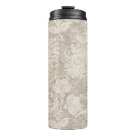 Pastel Pearl Damask Patroon Thermosbeker