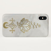Pastel Pearl Unalome Lotus Symbool Case-Mate iPhone Case (Achterkant (horizontaal))