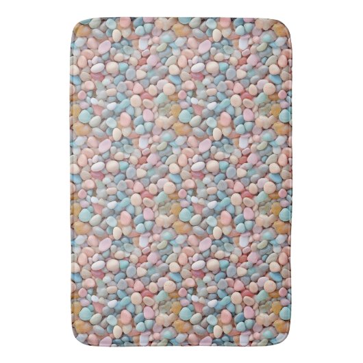 Pastel Pebbles Badmat (Voorkant Verticaal)