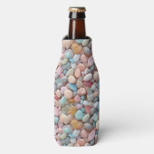 Pastel Pebbles Fles Cooler (Fles Voorkant)