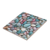 Pastel Pebbles Keramische Tegel Tegeltje (Zijkant)