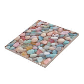 Pastel Pebbles Keramische Tegel Tegeltje (Zijkant)