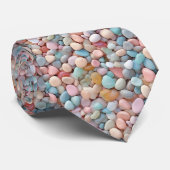 Pastel Pebbles Stropdas (Opgerold)