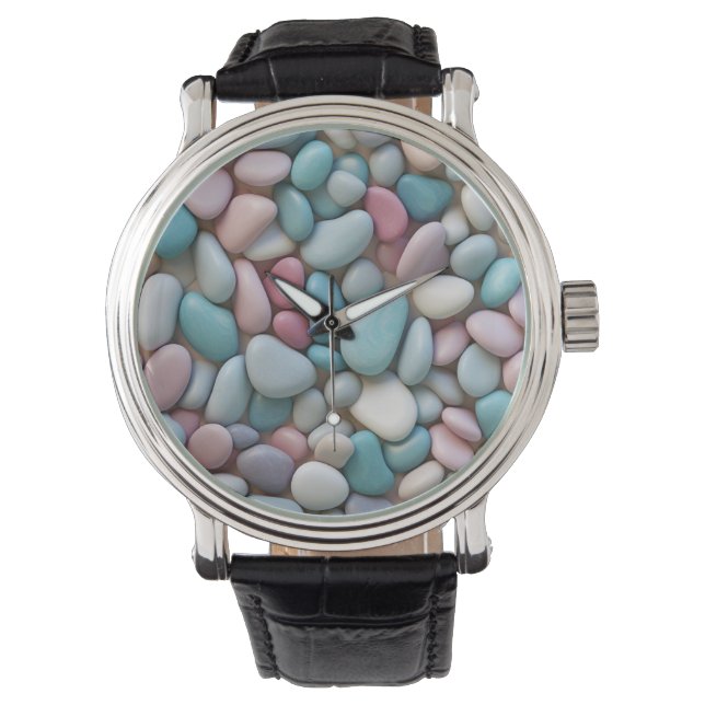 Pastel Pebbles Watch Horloge (Voorkant)