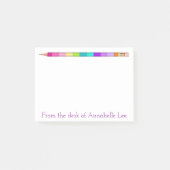 Pastel Pencil Twee Post-it® Notes (Voorkant)