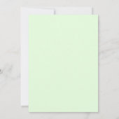 Pastel Penmanship Bruidsmeisje Uitnodiging Bleke V (Achterkant)