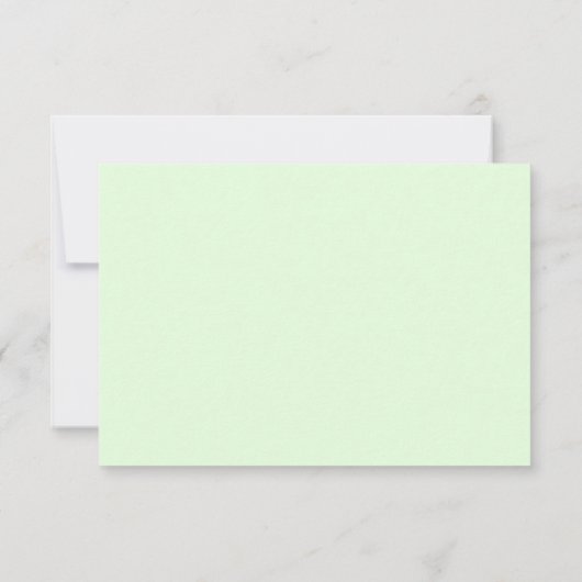 Pastel Penmanship RSVP Card Bleke varen Kaartje (Achterkant)