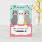 Pastel Pennant Plushies Card Kaart (Gele Bloem)