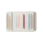 Pastel penseelstreken badmat (Voorkant)