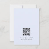 Pastel Peonies Floral RSVP Kaartje (Achterkant)