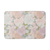 Pastel Peony & Butterfly Flower Pattern Badmat (Voorkant)