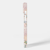 Pastel Peony & Butterfly Flower Pattern Case-Mate iPhone Case (Achterkant / Links)