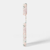 Pastel Peony & Butterfly Flower Pattern iPhone Hoesje (Rechterkant)