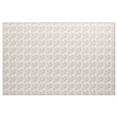Pastel Peony & Butterfly Flower Pattern Stof (Yard (91,4 cm))